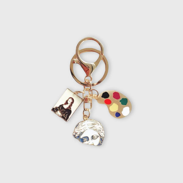 Girl With The Cat Keychain