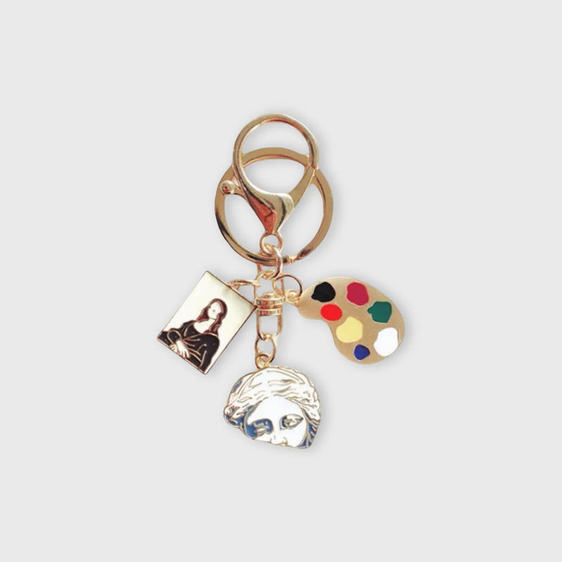 Girl With The Cat Keychain